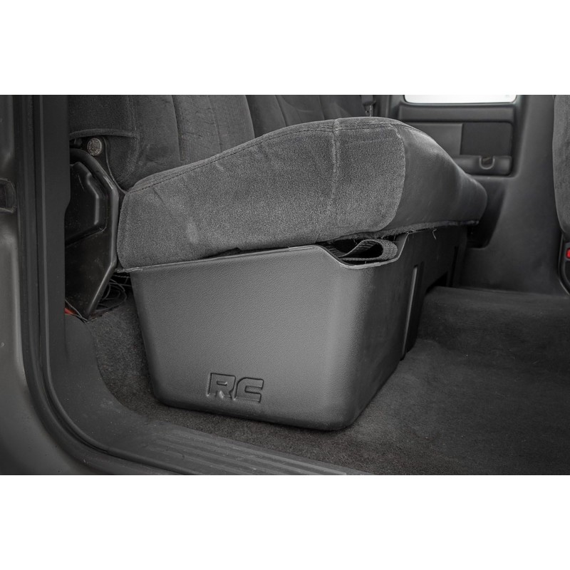 Rough Country Under Seat Storage for Chevy Silverado/GMC 1500/2500/3500 (1999-2006)