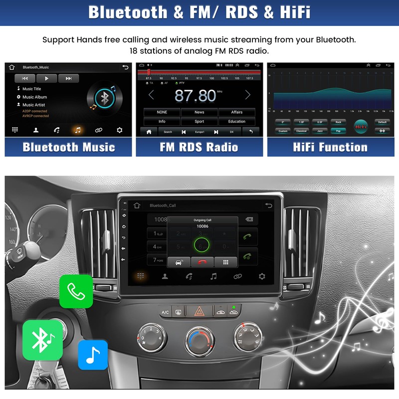 [2G 64G] Android 13 Car Stereo Radio for Hyundai Sonata