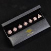 Mini Planet Maidens Handmade Sharp Edge Polyhedral Dice Set for