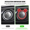 Augeny Bling Car Engine Start Button Cover, Rhinestone Key Ignition
