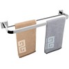 NearMoon Double Bath Towel Bar, Bathroom Accessories- Thicken Stainless Steel