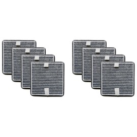 Nispira FRF105 Filter Replacement for Febreze FHT150W OdorGrab Portable Air Cleaner Odor Reducer, HEPA Carbon 8 Packs