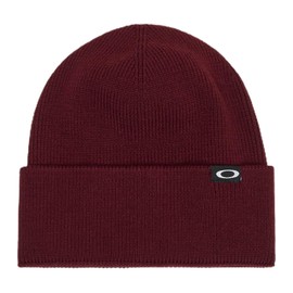 Oakley Men's Cuffed Ellipse Recycled Beanie, Grenache, One Size