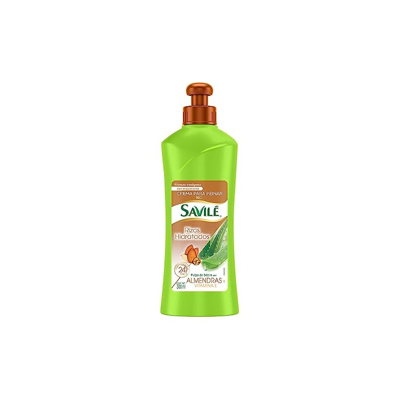 Savilé Crema para Peinar Rizos Hidratados con Almendras y Vitamina