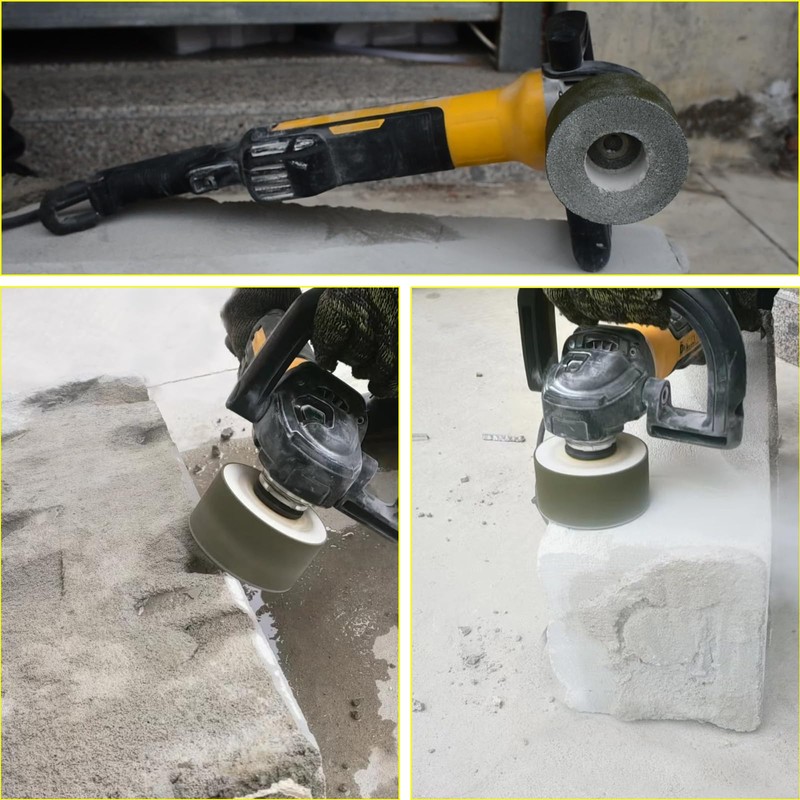 HONGUIS 4 Inch Green SiC Grinding Stone Wheel,Cup Grinding Wheel