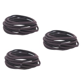 STOBOK 150pcs High Elasticity Nylon Rubber Bands for Hair Ties Ponytail Holders for Adults and Boy Girl No Gentle All Hair Types Dark Coffee Color