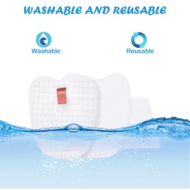 6 Pack Filters for Shark Rocket DeluxePro Zero-M Vacuum HV345, HV320, HV321, HV322, HV324Q, UV330, UV422, UV425, UV480, ZS350, ZS351, ZS352, Replacement Part XPMFK320 1084FTV320