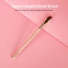 Boozyshop Soft Pink & Gold Square Angled Brow Brush