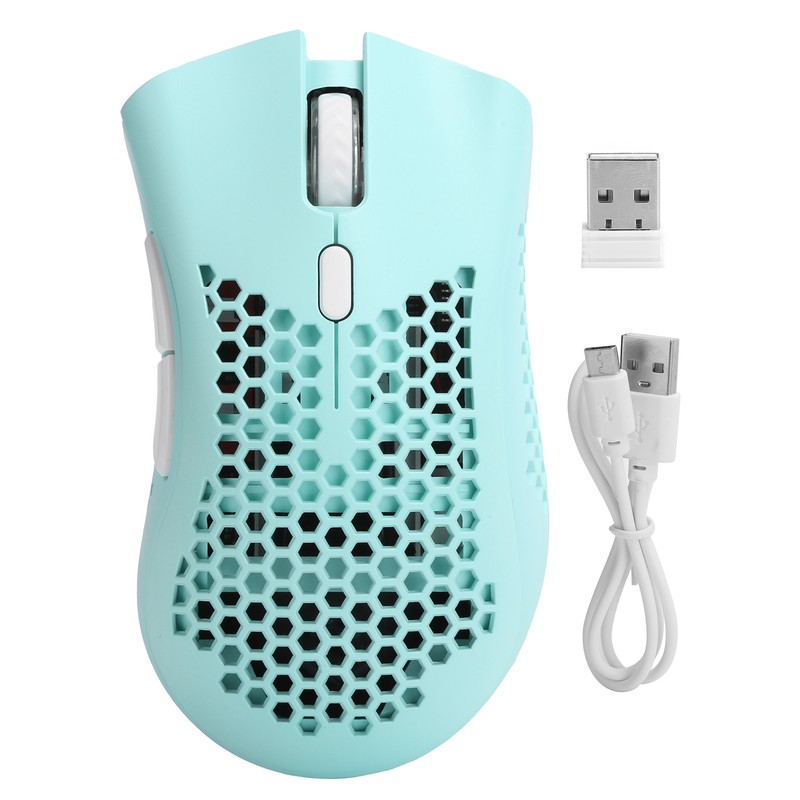 Wireless Mouse Hollow Charging Gaming Mice RGB Lighting Effect Computer
