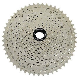 SunRace CSMS8 Wide Ratio Cassette 11-51T, 11 Speed, Silver, ST1878-N