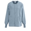 Medline PerforMAX 829 Unisex Snap-Front Warm-Up Jacket, Misty, Size Medium
