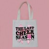Cheerleader Mom Tote Bag The Last Cheer Season Cheer Mom