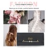 WOOLALA Women Cute Bowknot Wallet Trifold Large Capacity Long Purse