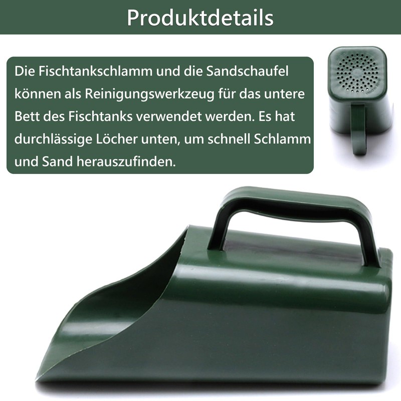 Gartenschaufel Klein aus Kunststoff Handschaufel Garten zum Bewegen von Kompost