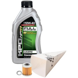TUSK 4-Stroke Oil Change Kit Kawasaki KPO Full Synthetic 10W-40 for Kawasaki KX450SR 2022-2023
