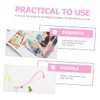 DOITOOL 2pcs Foldable Textbook Holder Book Support Clamp Book Stand