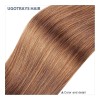 UGOTRAYS Extensiones De Cabello Real 70gr 22in Castaño Marrón Chocola