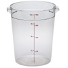 CAMBRO RFSCW8 Round Food Container Polycarbonate USA AHC05008