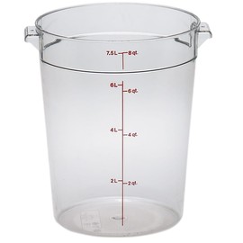CAMBRO RFSCW8 Round Food Container Polycarbonate USA AHC05008