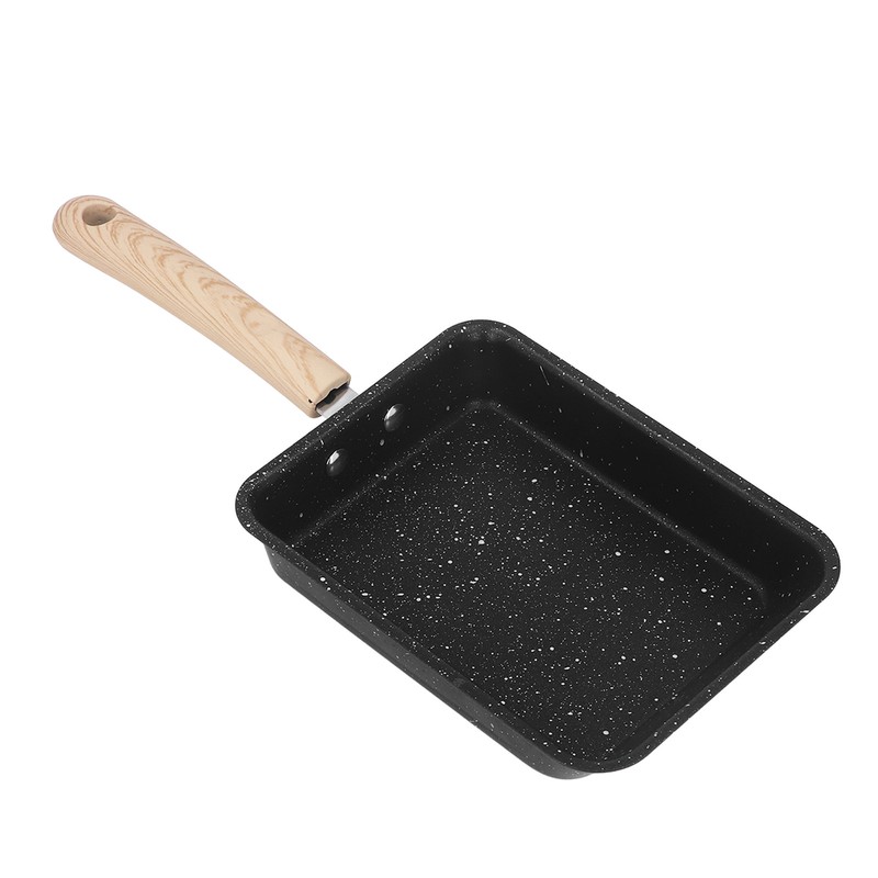 Frying Pan Iron Non Stick Coating Square Thick Multifunction Japanese