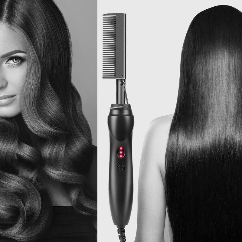 Hot Comb Electric Aluminum Alloy Material 3 Level Adjustment 60