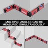 MiYee Multi-Function Foldable Level Measuring Tool 28 Inch Folding Magnetic