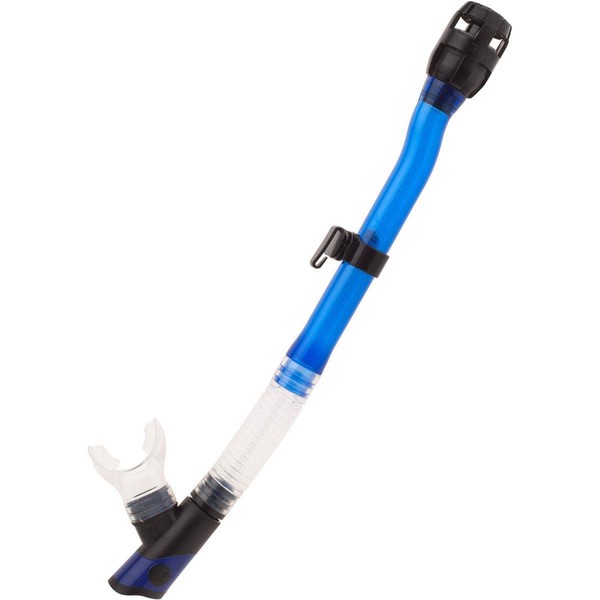 XS Scuba M-Line Snorkel 3D Dry, Crystal Blue