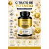 Citrato Potasio 120 Cápsulas Well Rounded 2000mg Porción Sabor