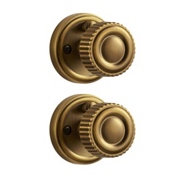 MRML Antqiue Brass Privacy Door knobs, Interior Retro Vintage Doorknobs