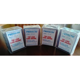 Protecto 100 (New) Protecto brand 3x4 Top Load Card Holders (4 packs of 25)