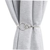 ULTECHNOVO Curtain Tiebacks Simple Design for White Curtains No Drill