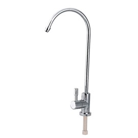 1/4'' Kitchen Sink Faucet Stainless Steel Rotatable 360 ° Degree Water Faucet Tap Chrome Reverse Osmosis RO Drinking Faucet