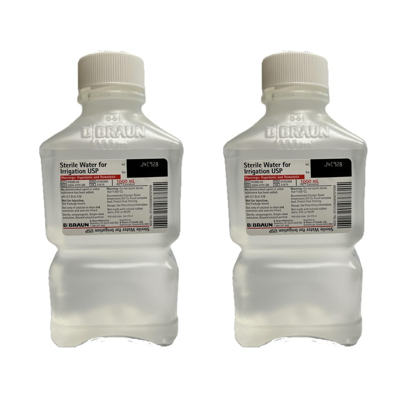 Generic Sterile Water, 1000ml - Pack of 2
