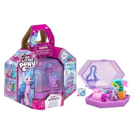 My Little Pony Mini World Magic Crystal Keychain Izzy Moonbow Toy - Portable Mini Playset, Pony, and Accessories For Kids Ages 5 and Up