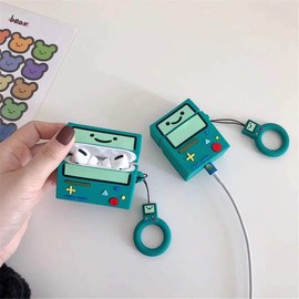 Case for AirPods Pro 2nd Generation Case Cover with Cleaner Kit,Cute Cartoon Kawaii Funny AirPods Pro 2 Case 2022 Silicone Protective Cover (Teal Switch)