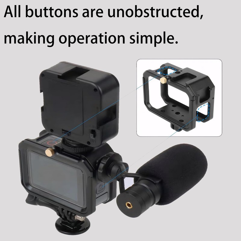 LILITURF Aluminum Hard Case for Gopro