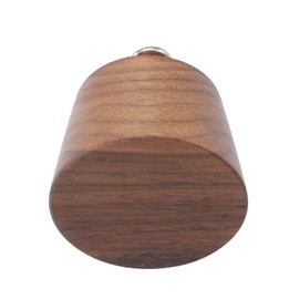 Angoily Cabinet Handles Black Walnut Cone Shape Retro Knobs Door Pulls Kitchen Cupboard Furniture Hardware for Wardrobe Drawer Decor Coffee 5cm