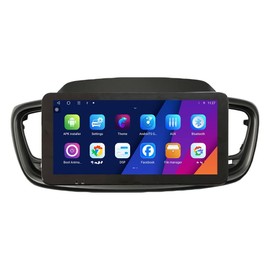 Kunfine Car CarPlay Android Auto Navigation Stereo GPS Radio Camera Display 10.33" QLED Touchscreen Headunit Tablet Pad Media Player for Kia Sorento 2014-2017, if Applicable Quad Core 1G+32G