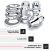 White Knight 7807-4 Chrome ET Bulge Lug Nut - 4
