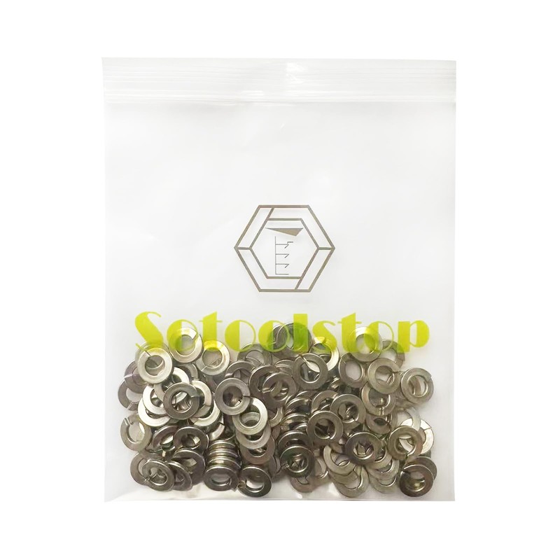 3/8" Split Lock Washer, Stainless Steel Spring Lock Washers 18-8