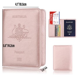 Premium RFID-Blocking Travel Wallet and Passport Holder - Slim and Stylish Vegan Leather Organizer with ID, Credit Card, and Currency Pockets for Business and Leisure Travelers