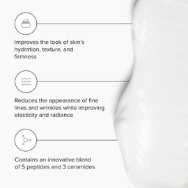 DRMTLGY DRMTLGY Peptide Night Cream Face Moisturizer. Fragrance Free and Oil Free Hydrating Facial Moisturizer for All Skin Types. 2.1 oz