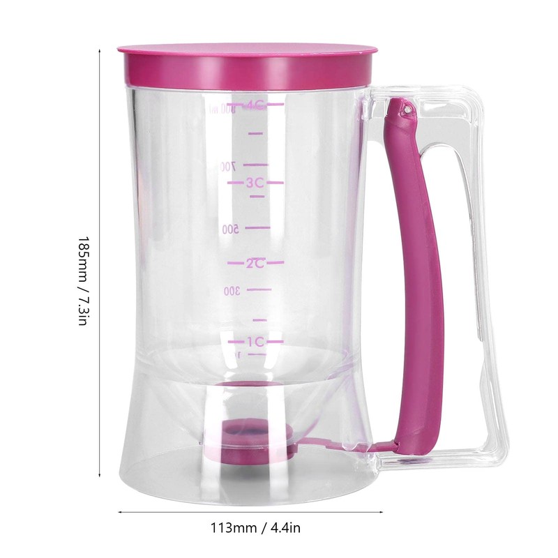 Batter Dispenser PP Material BPA Pancake Batter Dispenser Trigger Handle