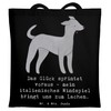 Mr. & Mrs. Panda Tragetasche Italienisches Windspiel Glück - Geschenk,
