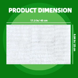 SUZZYVINE XL Dry Pads Refill - Dry Sweeping Cloths Refillsor for Floor Mopping and Cleaning,9.8"x17" Extra Thick and Large,80 Counts ﻿