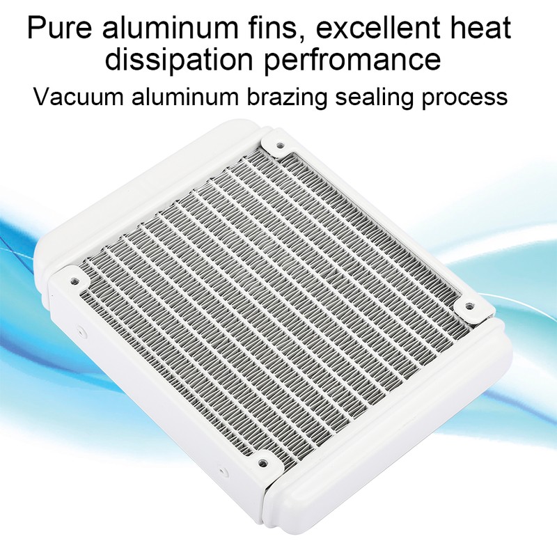 Professional PC Water Cooling Aluminum Radiator 12cm/4.7in Installation Position for