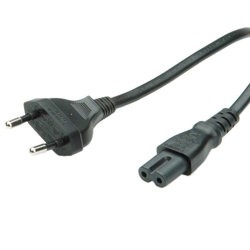 Roline Power Cable Euro Plug to C7 – 2 Pin