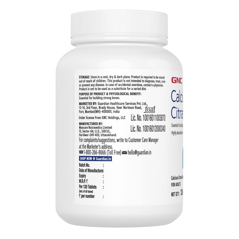 Generic Generic Most Absorbable Calcium | Improves Bone Strength &