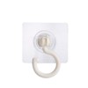 X-SHIYUN 4 Pack Traceless Wall Adhesive Hook，Rotate 360°Ceiling Adhesive Hook，Towel