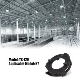 2pcs Led Headlight Bulb Adapter, Bulb Holder Adapter, Headlight Socket for Ensuring That The Bulb Is Firmly Fixed In Place